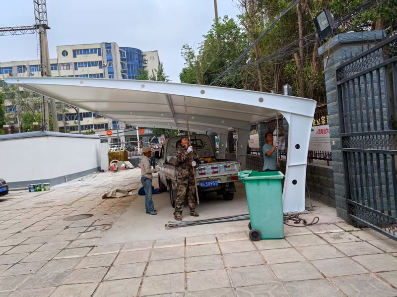 焦作供電局膜結(jié)構(gòu)車棚